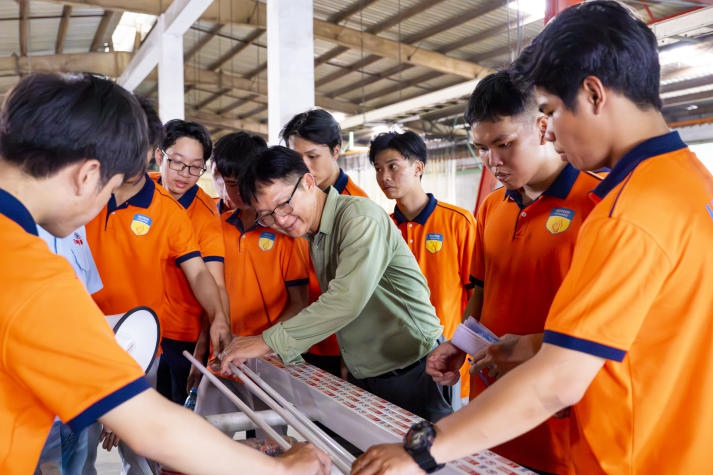 Trải nghiệm Công ty Công nghiệp Tung Shin: bước đệm cho hành trình nghề nghiệp của sinh viên Kỹ thuật cơ điện tử 64