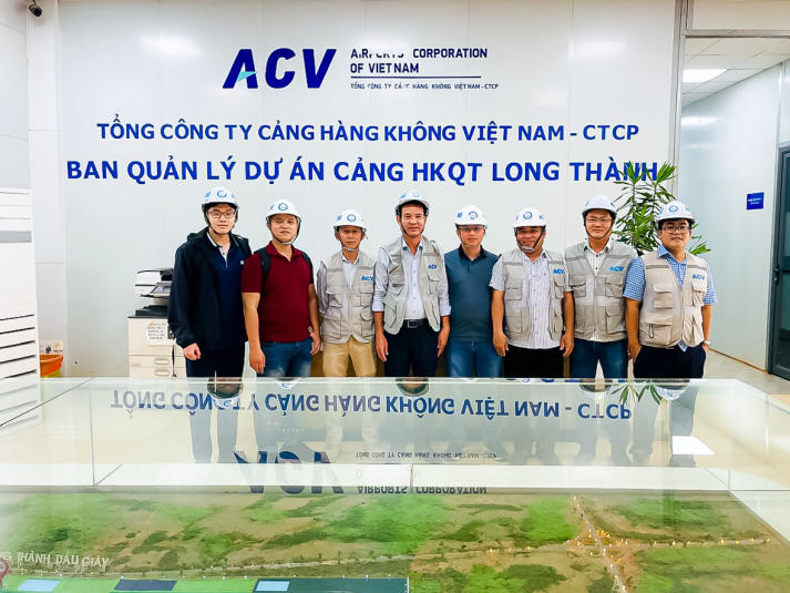 Học viên cao học HUTECH tìm hiểu hệ kết cấu không gian tại công trình nhà ga sân bay Long Thành