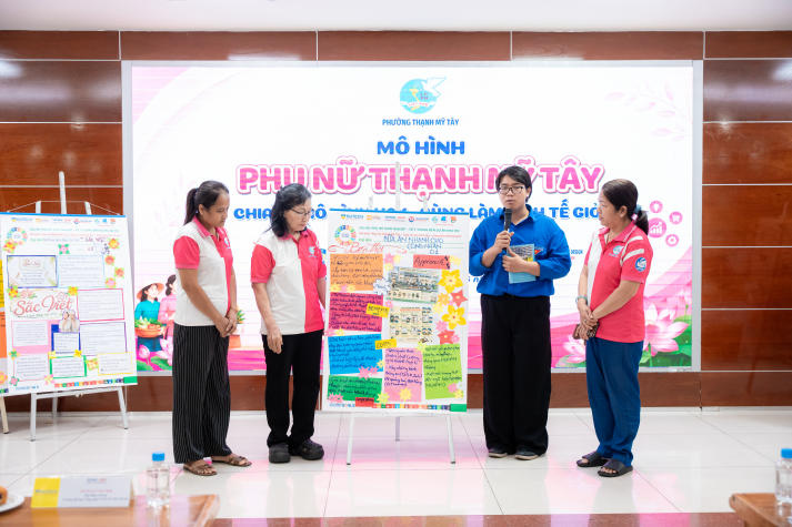 HUTECH đồng hành cùng phụ nữ phường Thạnh Mỹ Tây phát triển tư duy đổi mới sáng tạo và khởi nghiệp 179