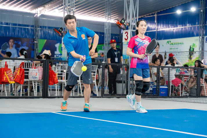 Giải Pickleball giao lưu HUTECH 2026: 189 trận cầu bùng nổ, thắt chặt kết nối cựu sinh viên và doanh nghiệp 97