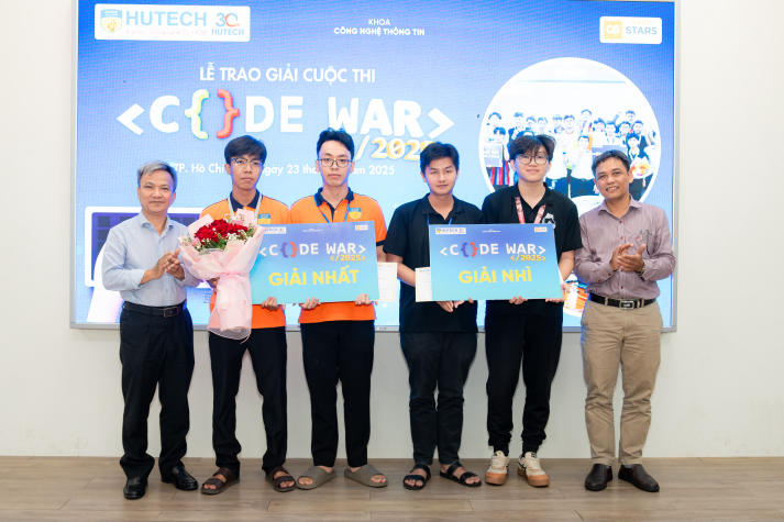 [Video] Chung kết HUTECH Code War 2025: Sân chơi lập trình kịch tích dành cho sinh viên Công nghệ thông tin 200