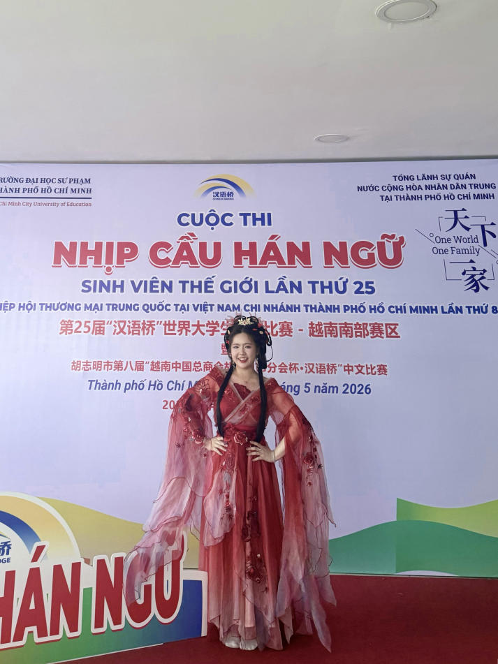 Sinh viên Trung Quốc học xuất sắc giành giải Ba tại Cuộc thi Nhịp cầu Hán ngữ Sinh viên Thế giới lần thứ 25 12