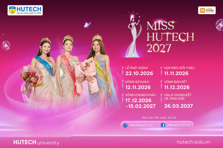 Đấu trường nhan sắc Miss HUTECH 2027 chính thức mở cổng đăng ký, bạn đã sẵn sàng tỏa sáng? 14