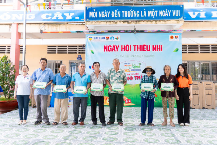 Chiến sĩ Mùa hè xanh HUTECH 2026 lan tỏa yêu thương qua chuỗi hoạt động an sinh xã hội tại Đồng Tháp 40