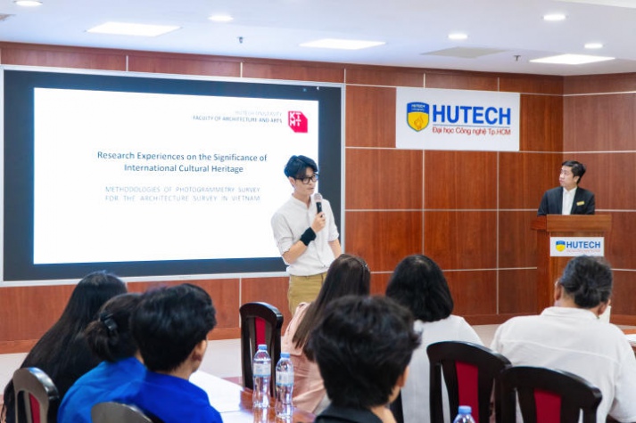 Khoa Kiến trúc - Mỹ thuật HUTECH đón tiếp và làm việc với Trường Đại học Khon Kaen (Thái Lan) 114