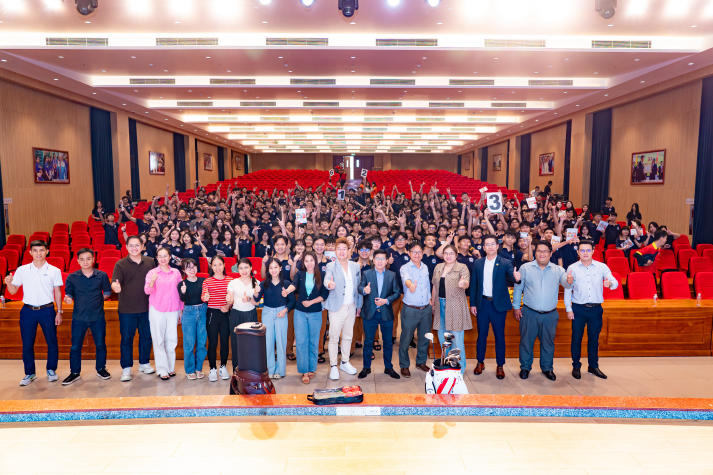 HUTECH đón đoàn học sinh trường TH-THCS-THPT Bùi Thị Xuân (Đồng Nai) tham quan, trải nghiệm môi trường đại học 127