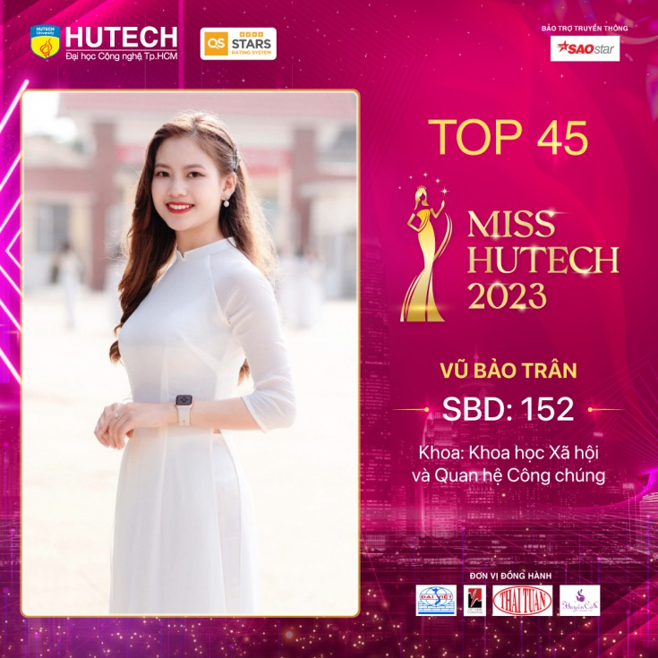 Top 45 thí sinh xuất sắc nhất của Miss HUTECH 2023 chính thức lộ diện 116