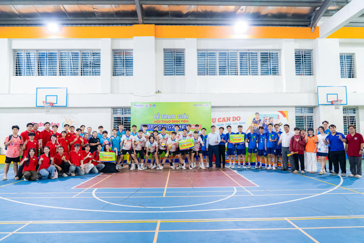 [HUTECH Games 2026] Viện Kỹ thuật lội ngược dòng ngoạn mục, giành ngôi vương Bóng chuyền nam 123