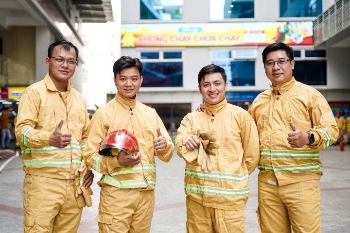 HUTECH tổ chức thành công diễn tập Phòng cháy chữa cháy và Cứu hộ cứu nạn 87