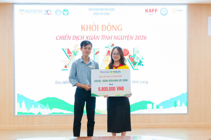 “Xuân Sắc Xanh” ý nghĩa cùng sinh viên Viện Khoa học Ứng dụng và Khoa Xây dựng 86