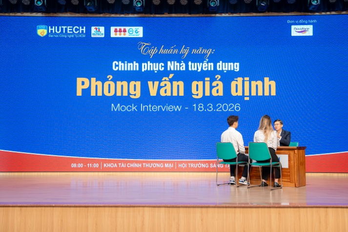 Chuyên gia Vietcombank “bật mí” cách ghi điểm với nhà tuyển dụng đến sinh viên Khoa Tài chính - Thương mại 58