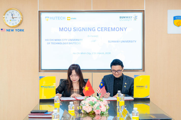 HUTECH và Sunway University ký kết MOU, mở rộng mạng lưới hợp tác đào tạo quốc tế 50