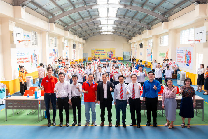 Học sinh các trường phổ thông tại Quận Bình Thạnh hào hứng tham gia cuộc thi về văn hóa Nhật Bản tại HUTECH 13