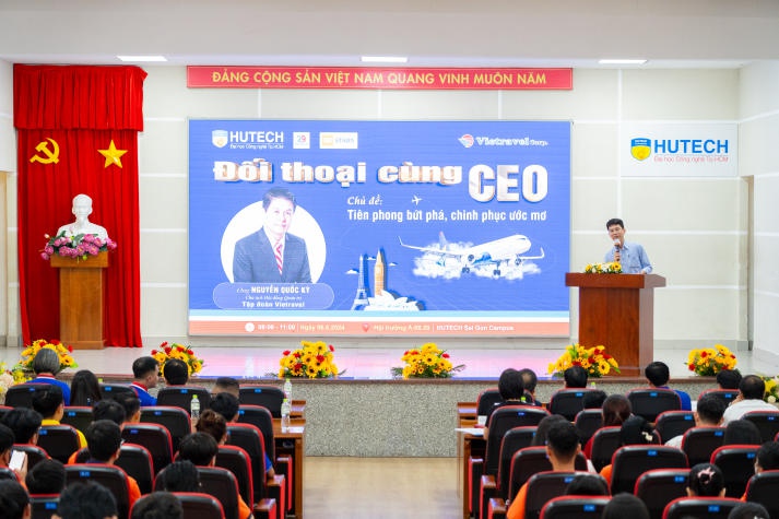 [Video] CEO Nguyễn Quốc Kỳ kể chuyện chinh phục ước mơ cùng sinh viên HUTECH 17