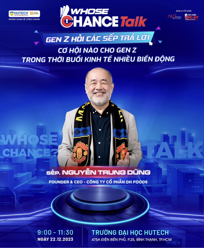 Cùng sinh viên Quan hệ công chúng HUTECH tìm hiểu "Cơ hội cho gen Z trong thời kỳ kinh tế nhiều biến động" với các sếp lớn 22