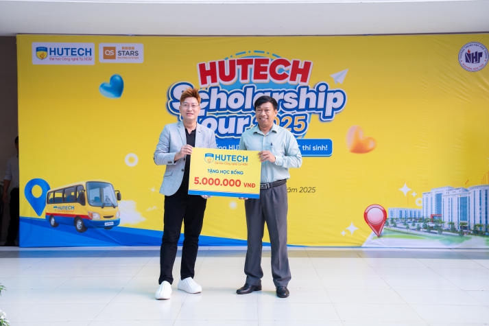 HUTECH Scholarship Tour 2025: Trao 32 suất học bổng trị giá 25% học phí toàn khóa cho học sinh Trường THPT Nguyễn Hữu Thọ (TP.HCM) 34