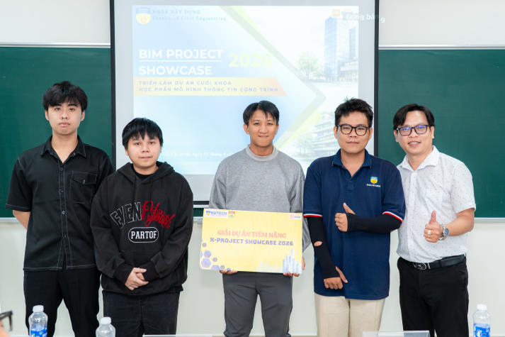 Chạm ngõ nghề nghiệp từ đồ án số: Dấu ấn sinh viên Khoa Xây dựng tại BIM Project Showcase 2026 157