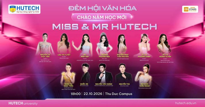 Dàn Miss & Mr HUTECH qua các thời kỳ tái xuất tại Đêm hội văn hóa Chào năm học mới tối 22/10 12
