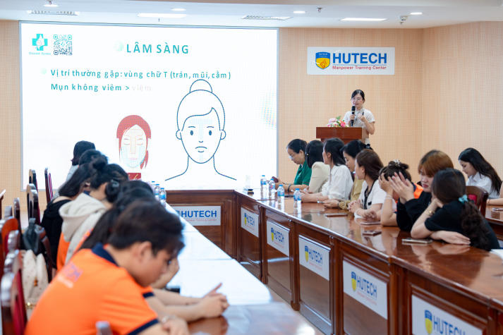 Sinh viên HUTECH củng cố nền tảng chuyên môn về làn da trong ngành Công nghệ thẩm mỹ 34