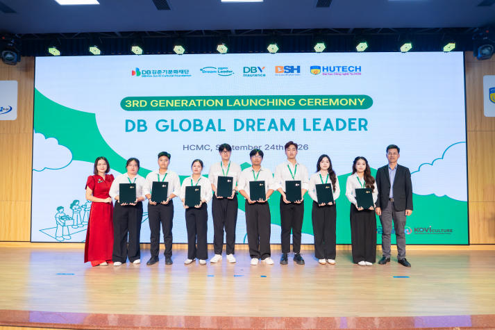 DB Dream Leader mùa 3 trao 25 suất học bổng cho sinh viên HUTECH 31