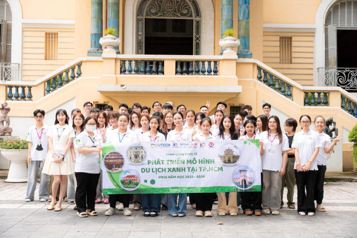 [Ảnh] Sinh viên HUTECH tìm hiểu tiềm năng phát triển mô hình du lịch xanh tại TP.HCM 10