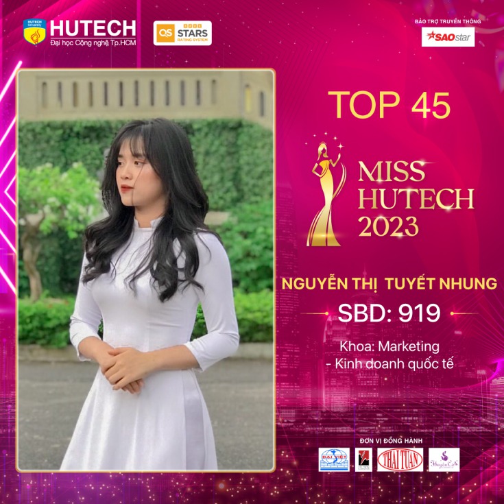 Top 45 thí sinh xuất sắc nhất của Miss HUTECH 2023 chính thức lộ diện 37