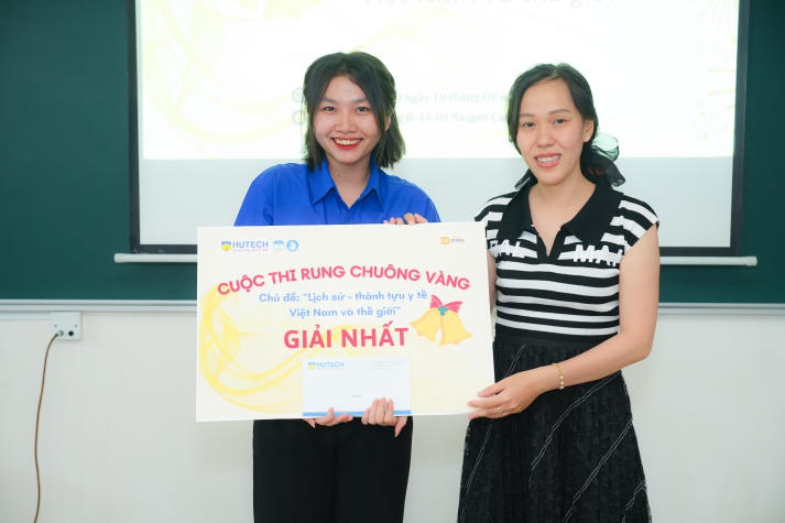 Sinh viên Khoa Dược HUTECH tranh tài kiến thức y tế tại cuộc thi “Rung chuông vàng” 54