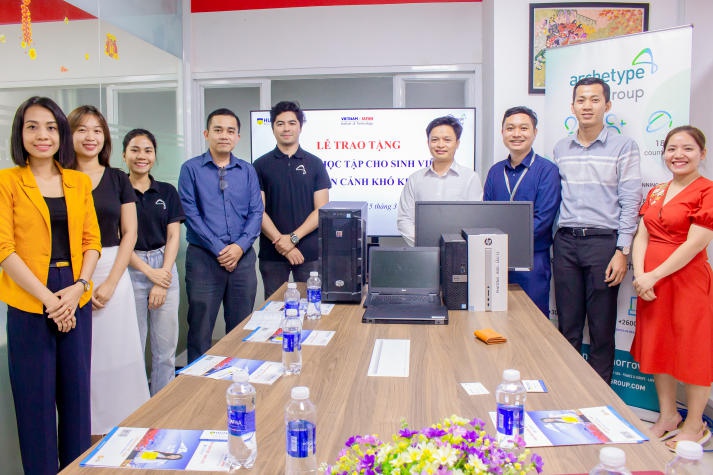 Viện Công nghệ Việt - Nhật HUTECH làm việc cùng Công ty TNHH Archetype Việt Nam 66