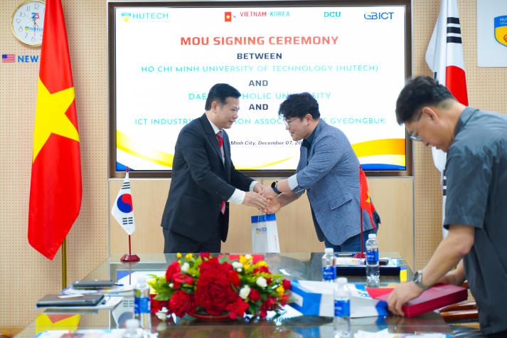 HUTECH ký kết MOU với Đại học Daegu Catholic và Hiệp hội Xúc tiến Công nghiệp Công nghệ thông tin tỉnh GyeongBuk (Hàn Quốc) 65