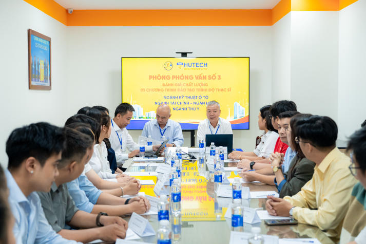 HUTECH khai mạc khảo sát chính thức đánh giá ngoài 03 chương trình đào tạo trình độ Thạc sĩ theo chuẩn MOET 98