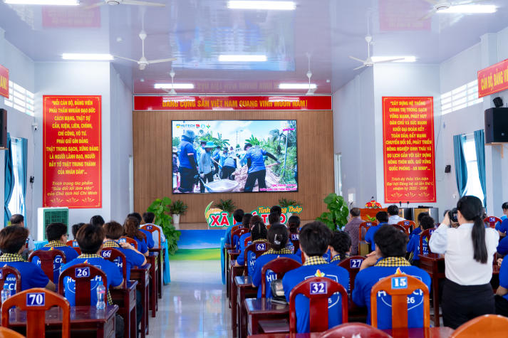 Những công trình ghi dấu sức trẻ HUTECH trong Mùa hè xanh 2026 tại Đồng Tháp 98