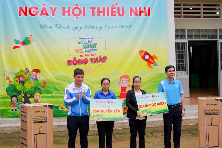 Mùa hè xanh HUTECH 2024 khánh thành 4 công trình trọng điểm tại mặt trận tỉnh Bến Tre và Đồng Tháp 196