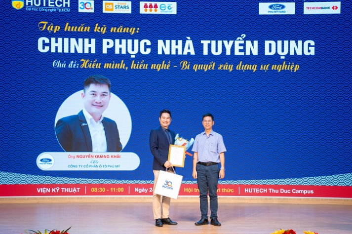 [Video] CEO Ford Phú Mỹ “mở hộp” bí kíp chinh phục nhà tuyển dụng cho sinh viên HUTECH 16
