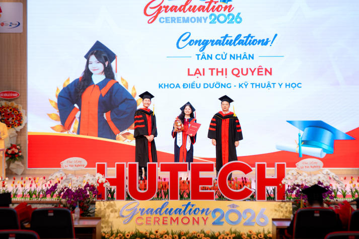 Ngày tốt nghiệp: Tân khoa HUTECH vững vàng bước vào “đại lộ thành công” 79