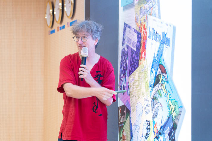 Sinh viên Khoa Kiến trúc - Mỹ thuật HUTECH giao lưu cùng họa sĩ truyện tranh Pháp Maxime Peroz tại Talkshow “Thiết kế Comic” 22