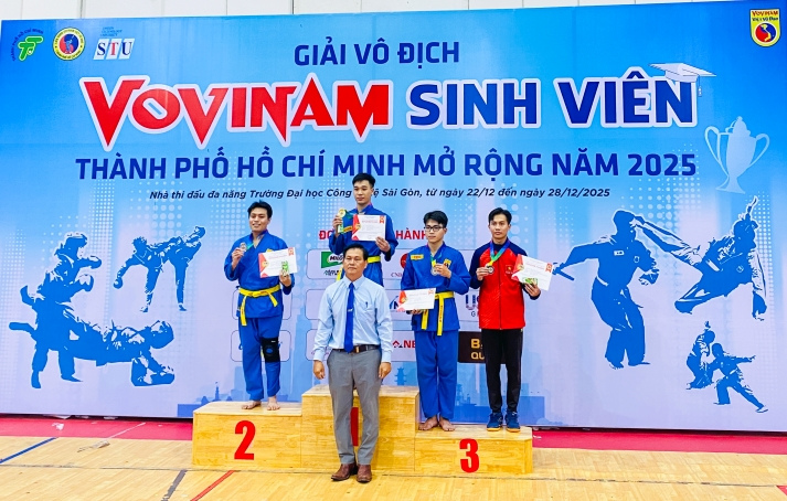 Đội tuyển Vovinam HUTECH gặt hái 09 tấm huy chương tại Giải Vô địch Vovinam Sinh viên TP.HCM mở rộng lần 2 57