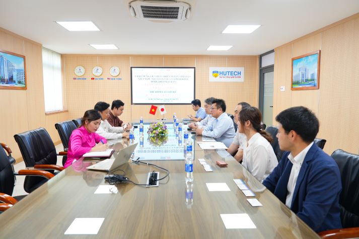 HUTECH đón tiếp và làm việc cùng Viện Phát triển nguồn nhân lực Việt Nam - Nhật Bản (VJCC) và Phái đoàn Hokkaido 83
