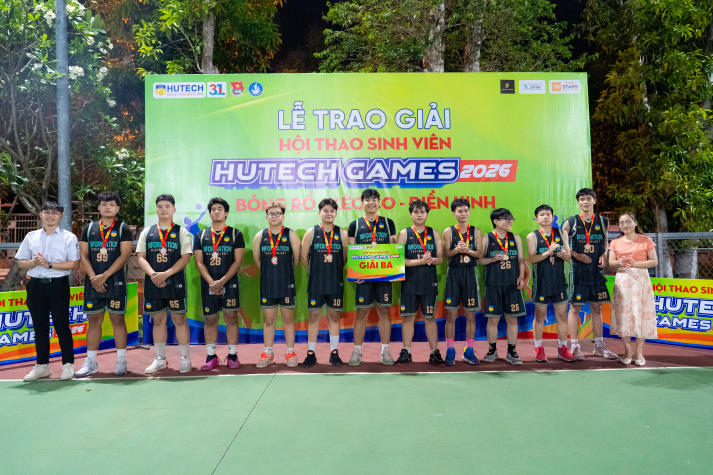 [HUTECH Games 2026] Ngôi vương Bóng rổ nam chính thức lộ diện sau trận Chung kết kịch tính 99