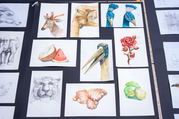 [Video] Triển lãm Hình hoạ tạo hình - Ký hoạ thiên nhiên qua góc nhìn của sinh viên Thiết kế đồ hoạ 65