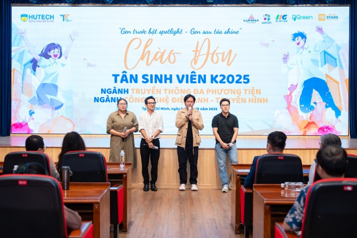 Đạo diễn Phạm Thiên Ân truyền cảm hứng tại lễ chào đón tân binh Truyền thông - Điện ảnh 53