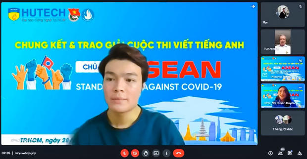 Sinh viên Viện Khoa học Xã hội & Nhân văn giành giải Nhất cuộc thi Viết tiếng Anh “ASEAN Stands United Against Covid-19” 106