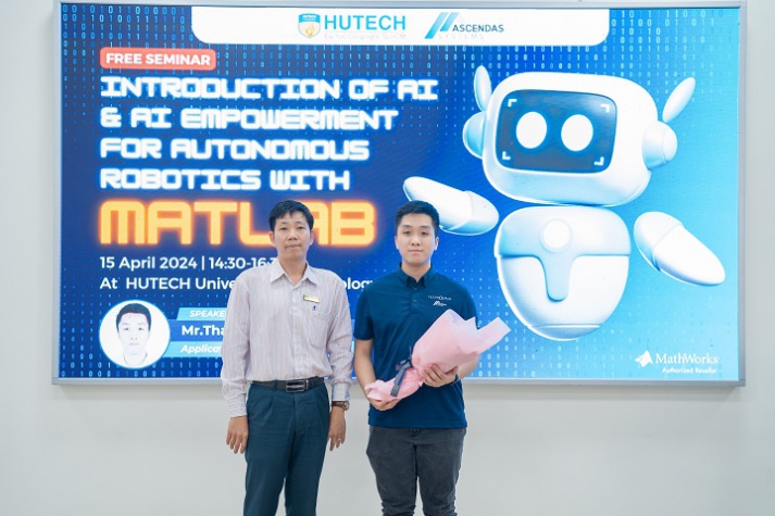 Sinh viên Viện Kỹ thuật HUTECH tìm hiểu sức mạnh của trí tuệ nhân tạo trong các ứng dụng robot tự hành