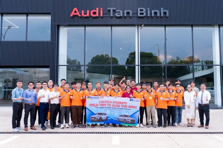 Kỹ sư ô tô tương lai HUTECH “đột nhập” showroom Audi lớn nhất Việt Nam 90