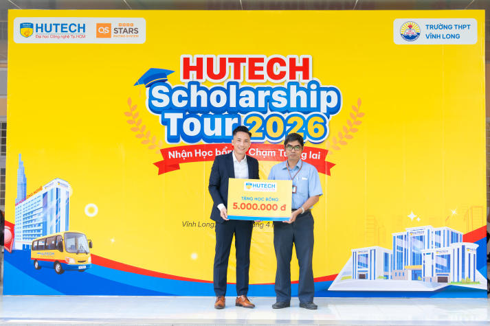 HUTECH Scholarship Tour 2026 ghi nhận sự ủng hộ tích cực từ các thầy cô THPT 121