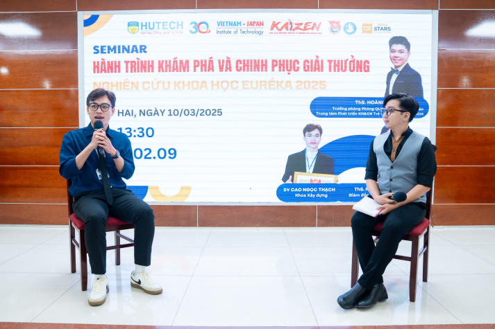 Khám phá hành trình chinh phục giải thưởng nghiên cứu khoa học Euréka cùng sinh viên VJIT 58