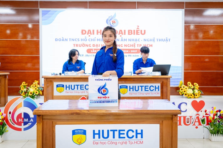 Ban Chấp hành đầy triển vọng của Đại hội Đại biểu Đoàn TNCS Hồ Chí Minh Viện Âm nhạc và Nghệ thuật HUTECH 86