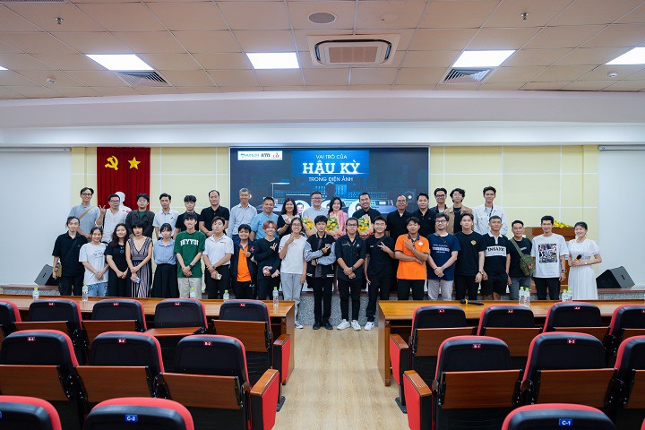 Sinh viên Khoa Kiến trúc - Mỹ thuật tìm hiểu về vai trò của Hậu kỳ trong điện ảnh qua góc nhìn của người trong nghề 118