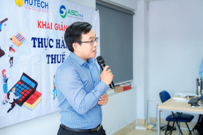 Khoa Tài chính - Thương mại HUTECH khai giảng học kỳ doanh nghiệp thực hành thuế với Công ty Asctax 32