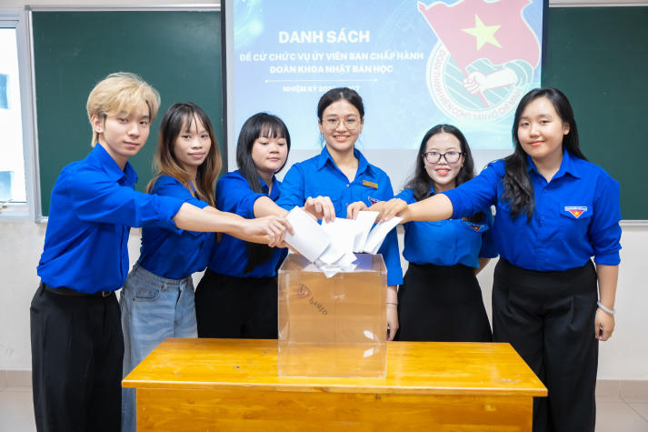Những gương mặt trẻ góp sức cho chặng hoạt động mới của Đoàn Khoa Nhật Bản học 34