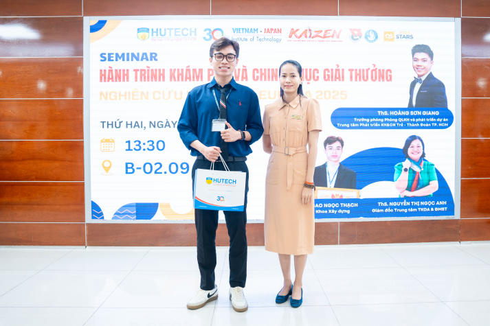 Khám phá hành trình chinh phục giải thưởng nghiên cứu khoa học Euréka cùng sinh viên VJIT 18